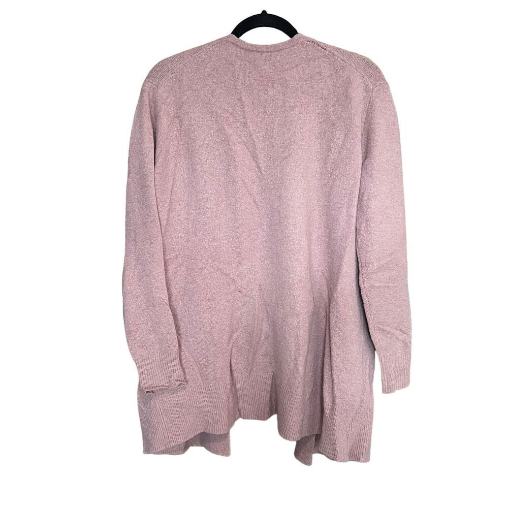 Madewell Womens Cozy Walker Cardigan Small Pink Wool Alpaca Open Front Neutral - Picture 2 of 7